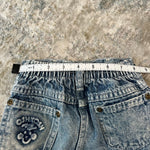 Load image into Gallery viewer, Vintage OshKosh B&#39;gosh Smiley Face Acid Wash Jeans 4T USA
