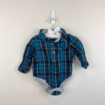 Load image into Gallery viewer, Me &amp; Henry Corduroy Overalls and Plaid Bodysuits Bundle 9-12 Months
