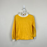 Load image into Gallery viewer, Vintage Sears Yellow Fruit Turtleneck Medium 4-5
