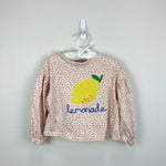 Load image into Gallery viewer, Mini Boden Embroidered Top Ivory Floral Lemonade 2-3
