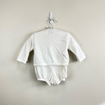 Load image into Gallery viewer, Vintage Doe-Spun Bunny Romper Set 6-9 Months
