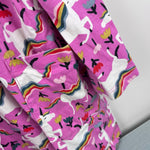 Load image into Gallery viewer, Hanna Andersson Floral Pink Unicorn Long Sleeve Dress 130 cm 8
