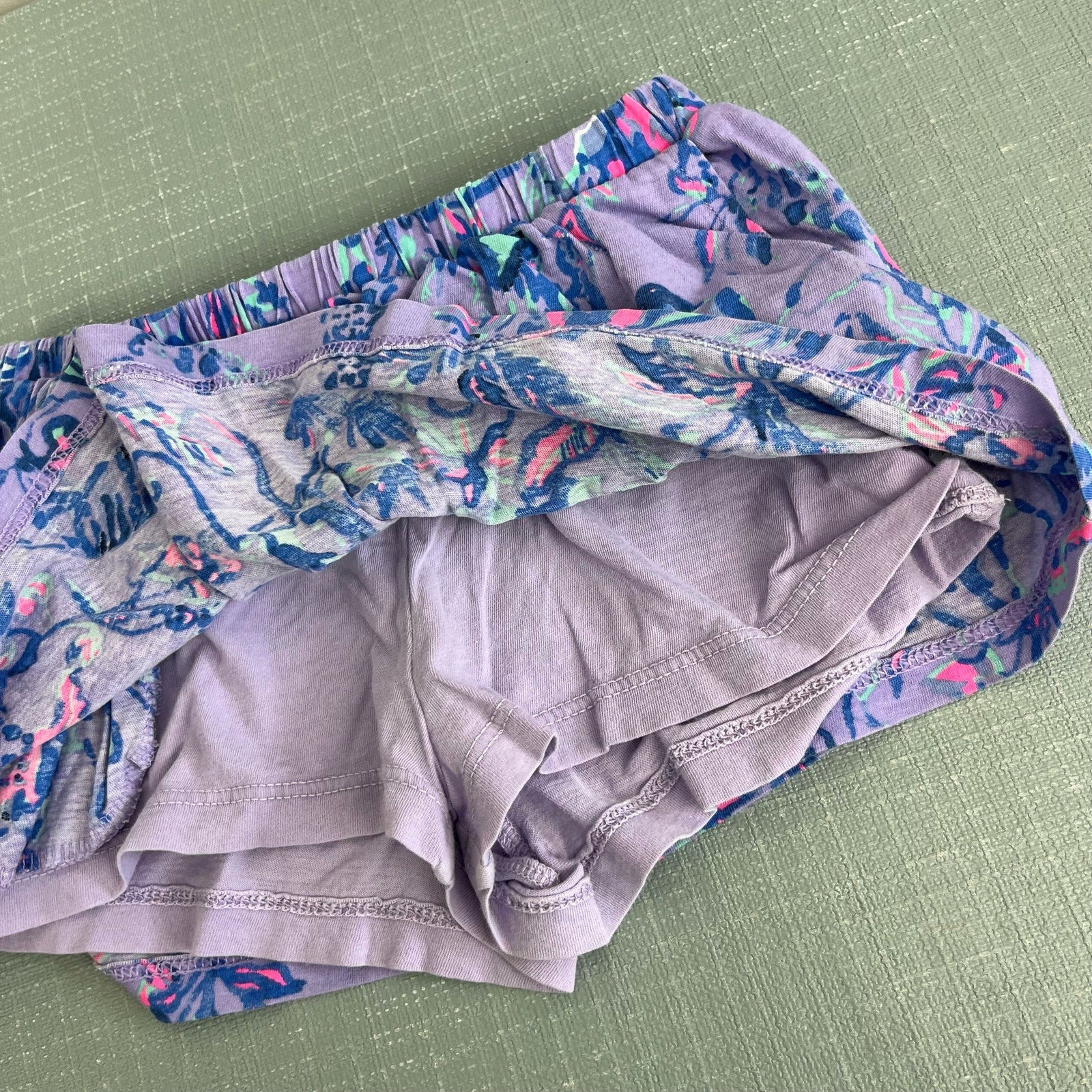 Lilly Pulitzer Girls Skort Lilac Verbena Fruity Monkey XS 2-3