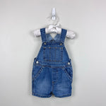 Load image into Gallery viewer, Baby Gap Denim Shortalls 3-6 Months

