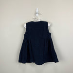 Load image into Gallery viewer, Vintage OshKosh B&#39;gosh Navy Polka Dot Jumper
