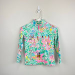 Load image into Gallery viewer, Lilly Pulitzer Girls UPF 50+ Little Skipper Popover Multi Lets Get Together L 8-10
