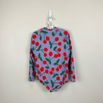 Load image into Gallery viewer, Hanna Andersson One-Piece Rash Guard Swimsuit Cherry Cheer 100 cm 4T
