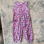 Load image into Gallery viewer, Vintage Komil Floral Jumpsuit Overalls 6

