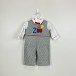 Load image into Gallery viewer, Vintage Original Chandler Zoo Train Outfit 6 Months USA
