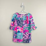 Load image into Gallery viewer, Lilly Pulitzer Girls Mini Sophie Ruffle Dress Multi Patch to Match XS 2-3 NWT
