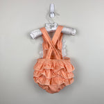 Load image into Gallery viewer, Vintage Lace Ruffle Sunsuit Romper Baby Girl
