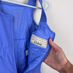 Load image into Gallery viewer, L.L. Bean Kids Purple Cold Buster Snow Bib Overalls 12-18 Months
