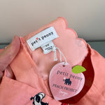 Load image into Gallery viewer, Petit Peony Peach Pink Chicken Scallop Sun Dress 5T NWT
