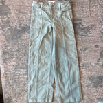 Load image into Gallery viewer, Abercrombie Kids High Rise Wide Leg Cargo Jeans 7/8 Long

