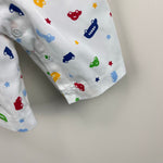 Load image into Gallery viewer, Vintage Fix It Shop Car Coverall Romper Baby Boy
