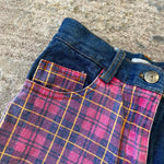 Load image into Gallery viewer, Vintage Rachel's Kids Patchwork Denim Shorts 8
