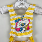 Load image into Gallery viewer, Vintage Carter's Yellow Striped Cool It! Koala Bathing Suit 5T USA
