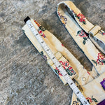 Load image into Gallery viewer, Vintage OshKosh B'gosh Whipper Snappers Floral Suspender Bibs 6 USA NWT
