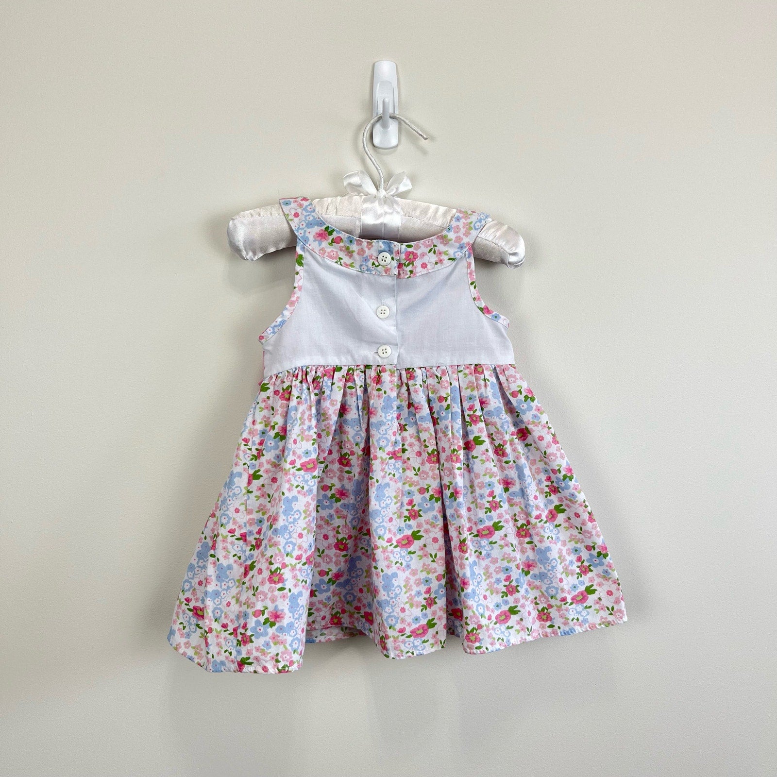 Bon Bebe Floral Bow Dress 3-6 Months