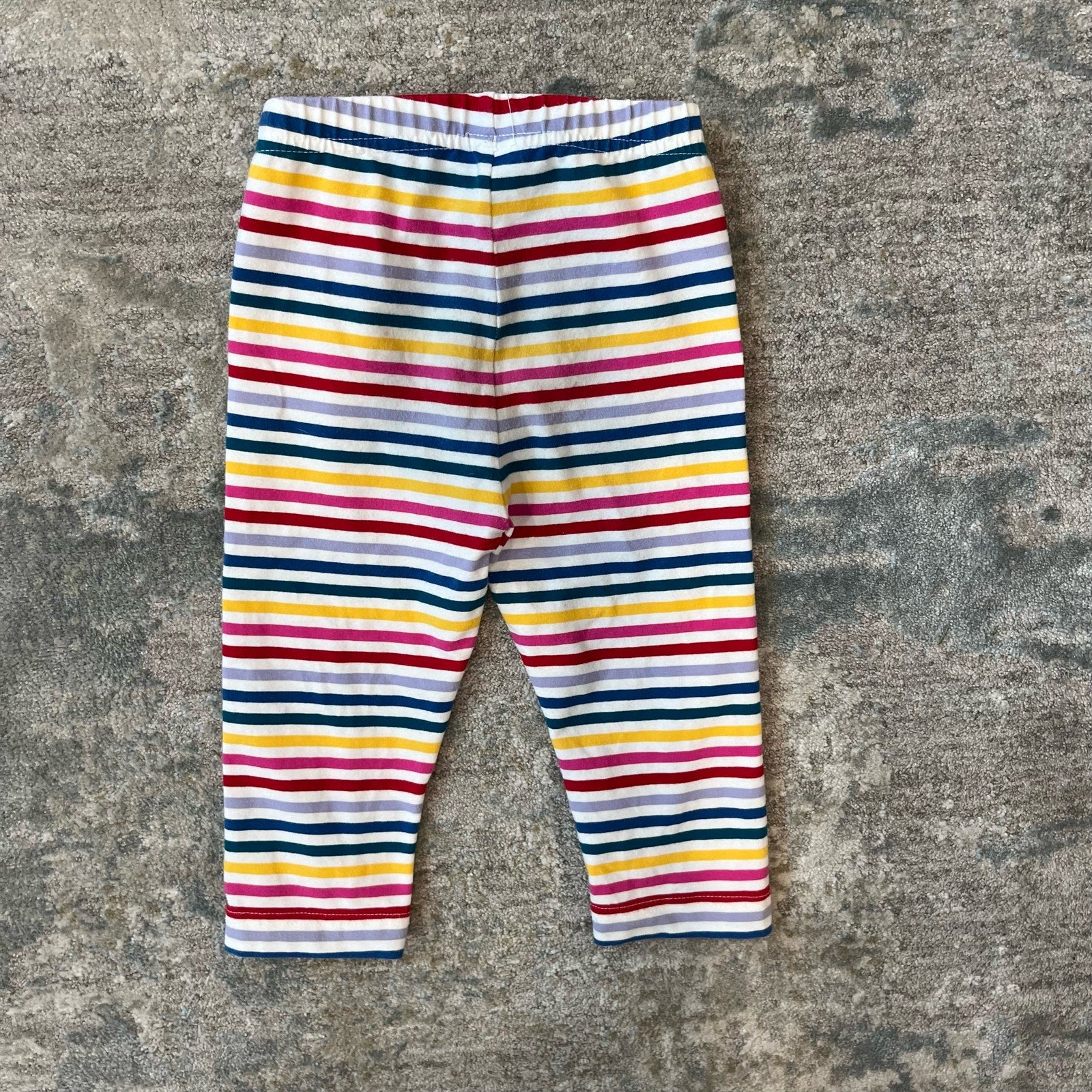 Hanna Andersson Classic Capri Leggings Rainbow Stripe 100 cm 4T