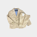 Load image into Gallery viewer, Crewcuts Boys Thompson Suit Jacket and Pants Khaki 3T NWT
