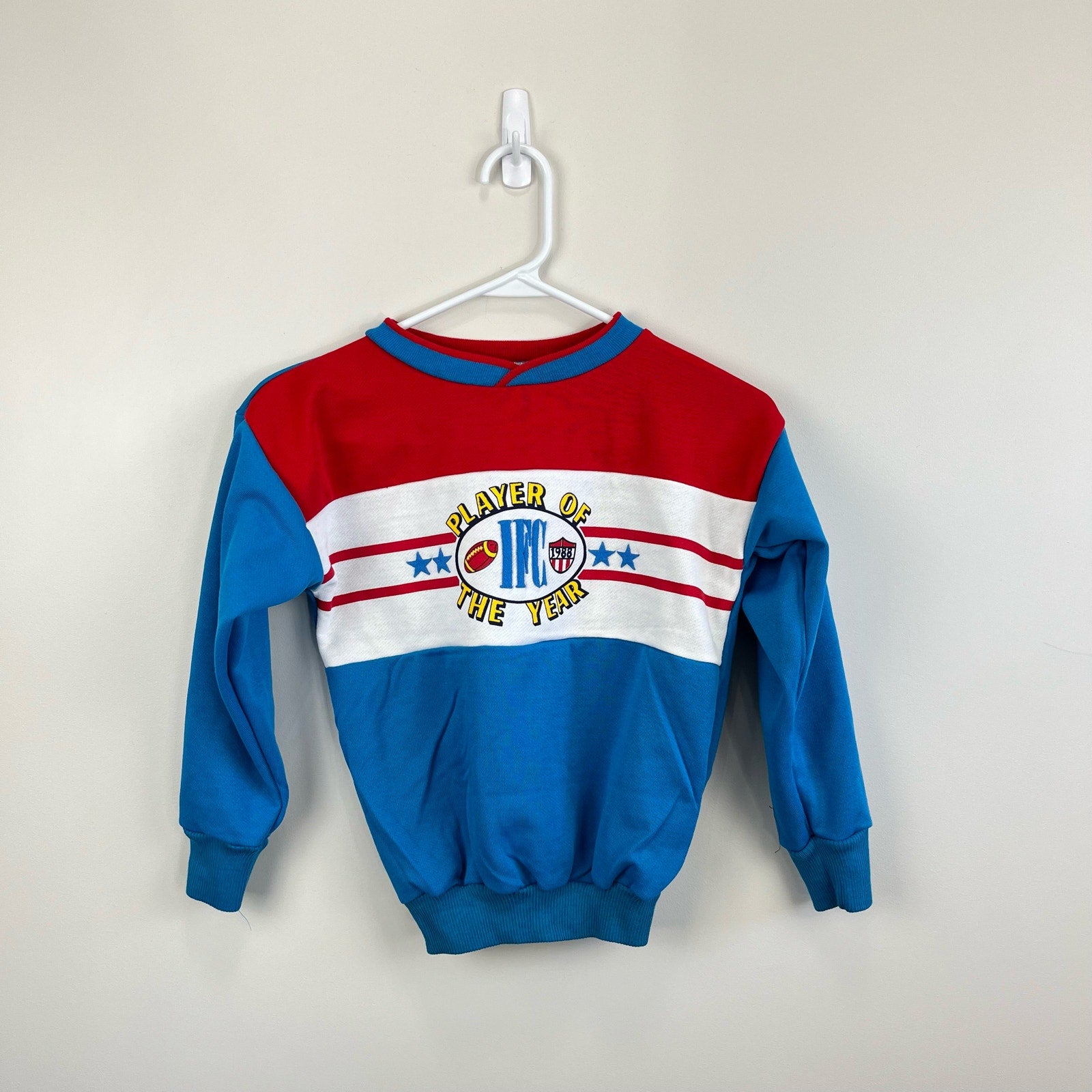 Vintage Health-tex Player of the Year 1988 Sweatshirt USA NWOT