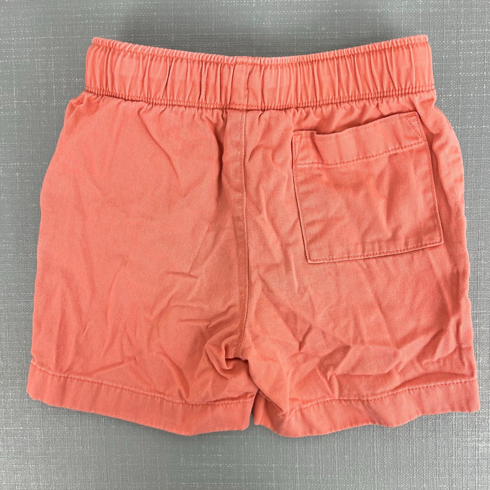 J. Crew Boys Drawstring Twill Dock Short Orange 5T