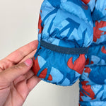 Load image into Gallery viewer, L.L. Bean Infants&#39; Ultralight 650 Bunting Rust Orange Animal Camo 3-6 Months
