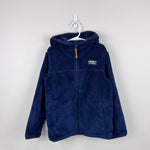 Load image into Gallery viewer, L.L. Bean Kids' Hi-Pile Fleece Jacket Bright Navy Small 8 NWT
