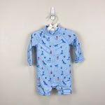 Load image into Gallery viewer, Janie and Jack Baby Recycled Nautical Dog Rash Guard Swimsuit 3-6 Months
