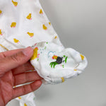 Load image into Gallery viewer, Mini Baby Boden White Yellow Chick Footie 3-6 Months

