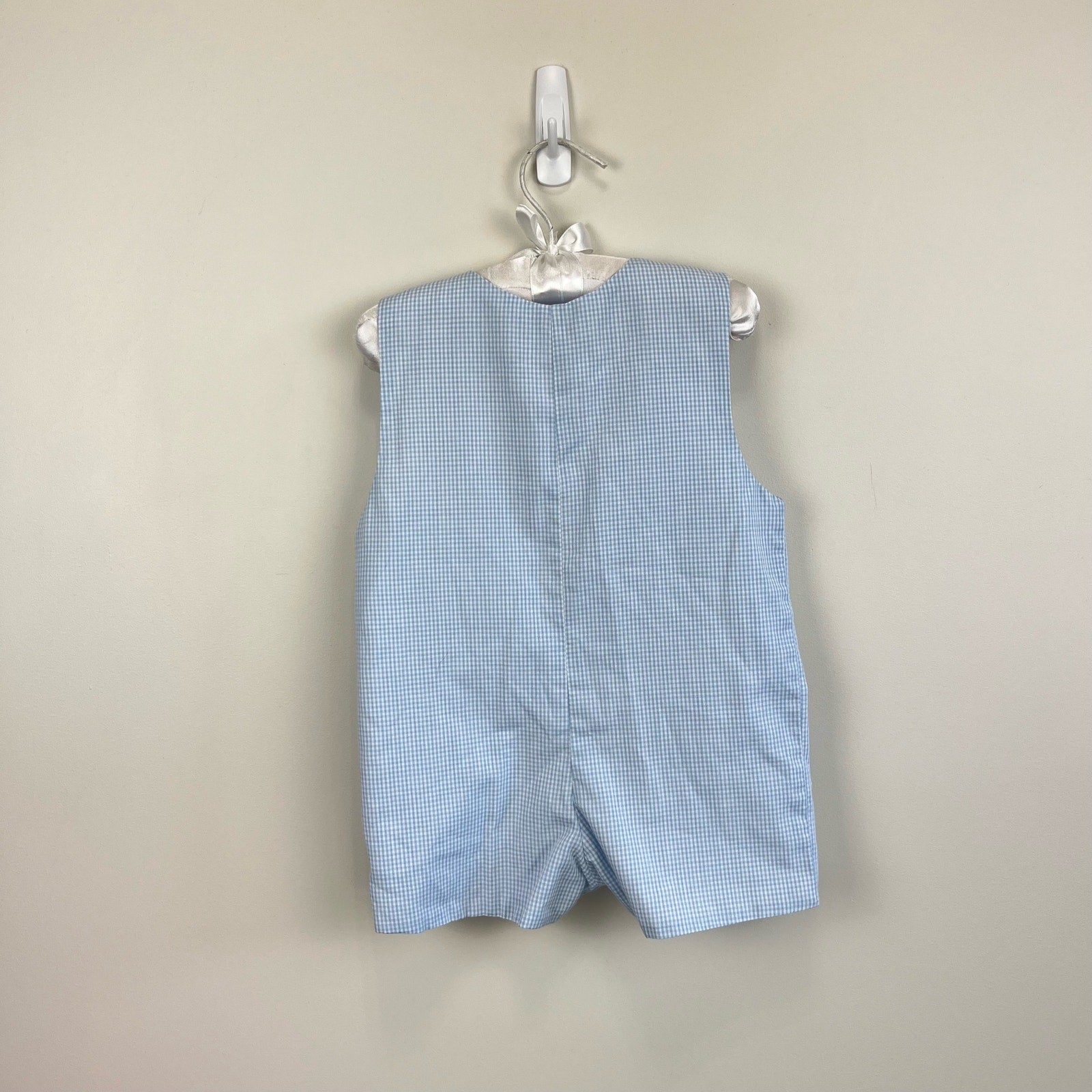 LuLu Bebe Smocked Pelican Shortall 18 Months