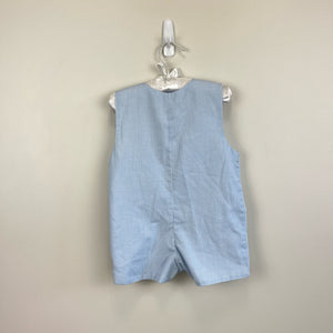 LuLu Bebe Smocked Pelican Shortall 18 Months