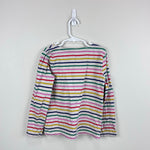 Load image into Gallery viewer, Mini Boden Rainbow Stripe Breton Top 7-8

