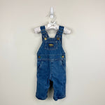 Load image into Gallery viewer, Vintage OshKosh B'gosh Blue Jean Overalls 9 months USA
