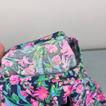 Load image into Gallery viewer, Lilly Pulitzer Girls Mini Jodee Dress Low Tide Navy Garden Variety XS 2-3
