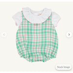 Load image into Gallery viewer, The Beaufort Bonnet Company Brooksy Bubble Set Putney Plaid 6-12 Months NWT
