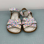 Load image into Gallery viewer, Salt Water Original Girls Floral Leather Sandals 13
