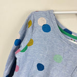 Load image into Gallery viewer, Mini Boden Long Sleeve Polka Dot Jersey Dress 7-8
