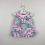 Load image into Gallery viewer, Lilly Pulitzer Infant Shift Dress Mandevilla Baby Always Worth It 6-12 Months
