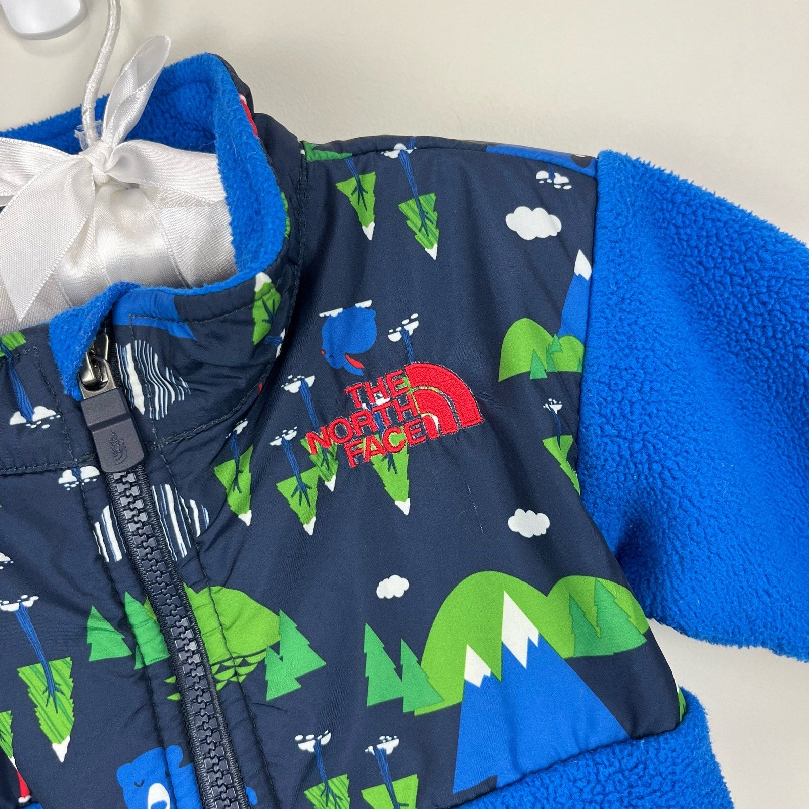 The North Face Blue Woodland Denali Fleece Jacket 6-12 Months