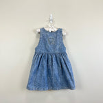 Load image into Gallery viewer, Vintage OshKosh B&#39;gosh Acid Wash Smiley Face Dress 4T USA
