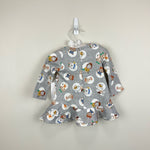 Load image into Gallery viewer, Mayoral Gray Ruffle Dog Dress 6 Months NWT
