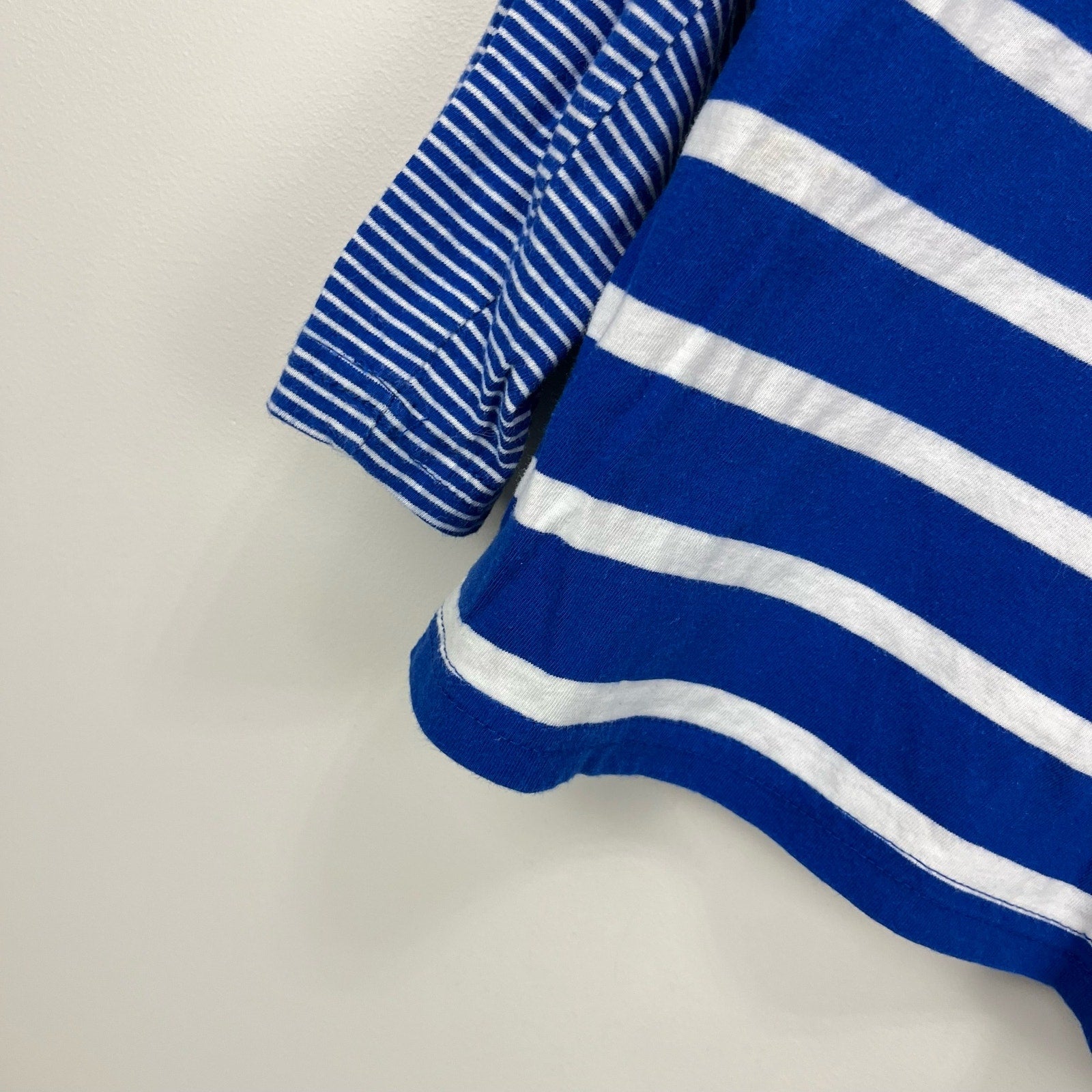 Joules Blue and White Striped Tee 5-6