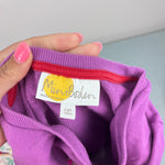 Load image into Gallery viewer, Mini Boden Sequin Flip Royal Unicorn Sweatshirt Dress 7-8
