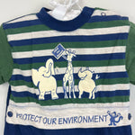 Load image into Gallery viewer, Vintage Weeplay Kids Save the World Shortall Romper 6-9 Months
