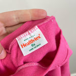 Load image into Gallery viewer, Vintage Healthtex Pink Sweatshirt 6 USA NWOT
