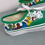 Load image into Gallery viewer, Vans X Sesame Street Little Kids Old Skool Shoe Green Multi NWT 12
