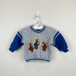 Load image into Gallery viewer, Vintage Kidding Around Baseball Bear Sweatshirt 12 Months
