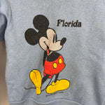Load image into Gallery viewer, Vintage Disney Mickey Mouse Blue Florida Sweatshirt 2-4
